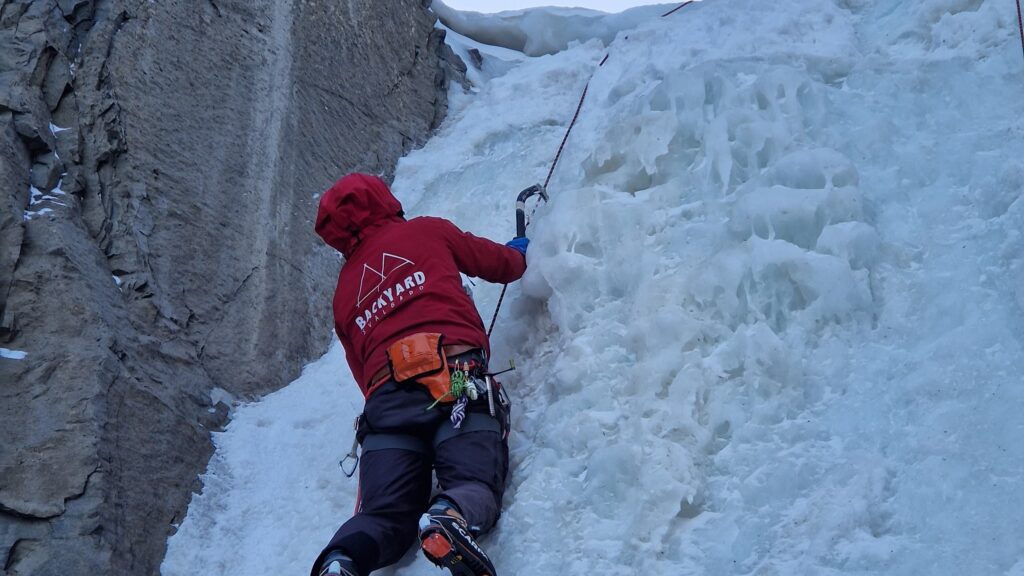 Snowmobile tour and ice climbing adventure in Svalbard
