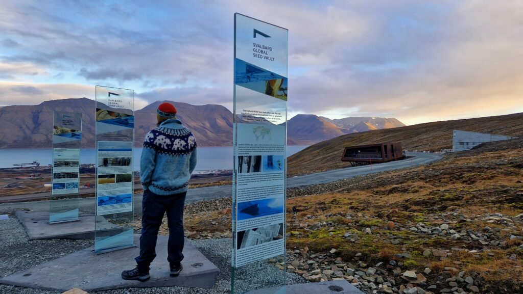 Visit to the area at the Global Seed Vault and other iconic places in Longyearbyen