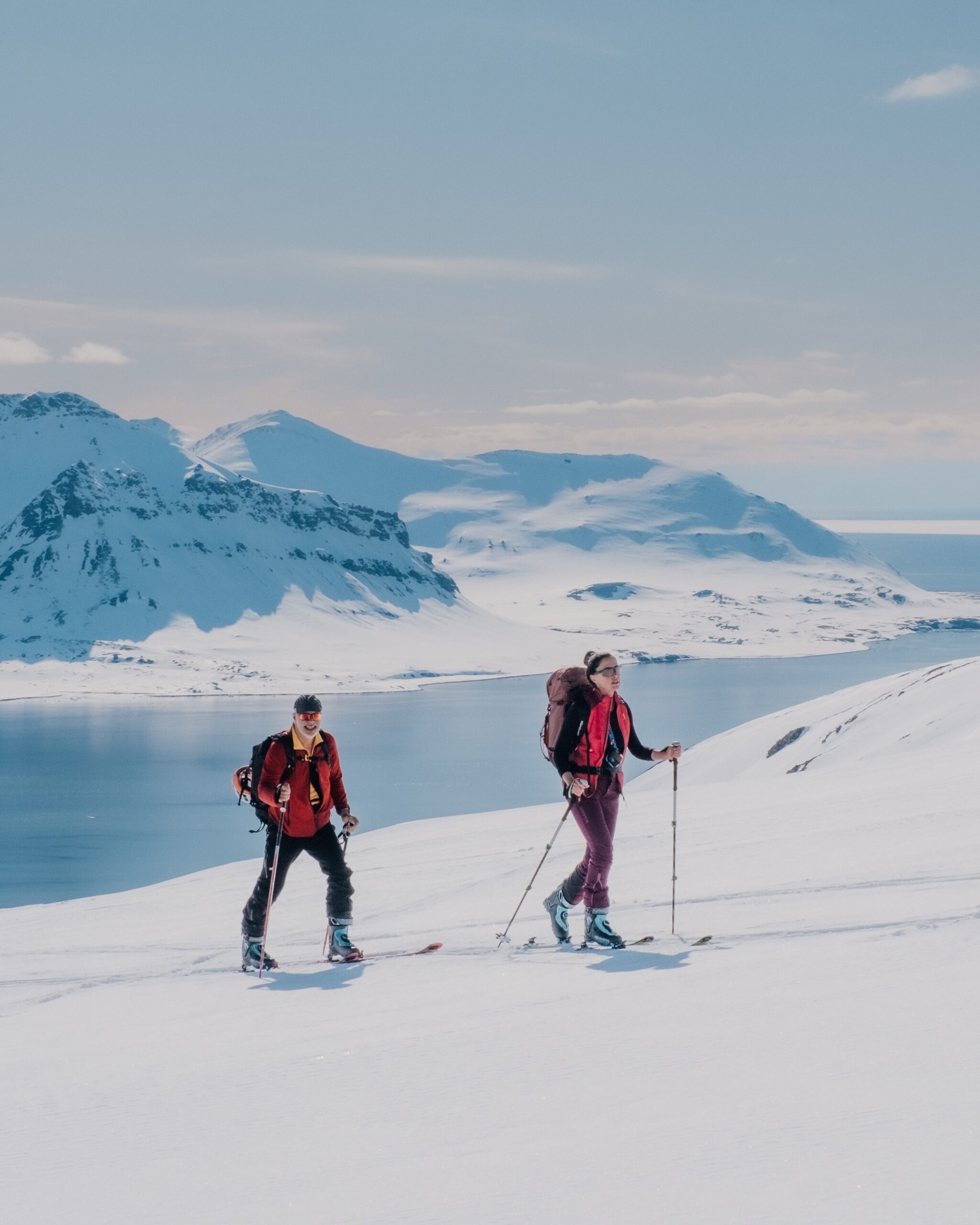 Ski touring on top of the World on Svalbard