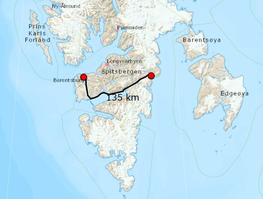 The biggest and most amazing ski crossing on Svalbard