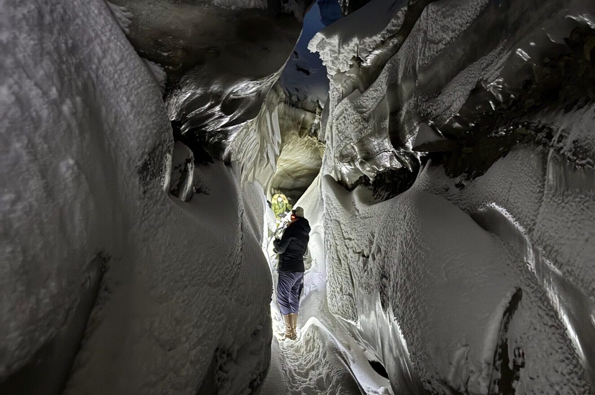 Explore one of natures wonders in an Arctic ice cave