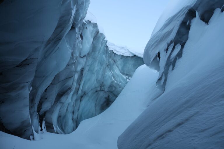 Join us on a tour to explore the beautiful ice cave formations