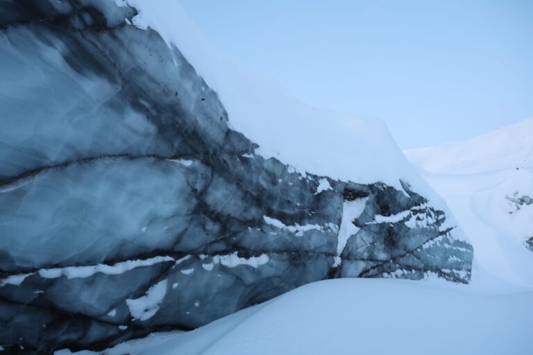 Ice cave and a snowmobile ride