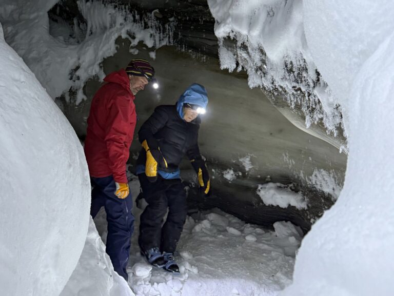 Exploring the ice formation wonders on Svalbard