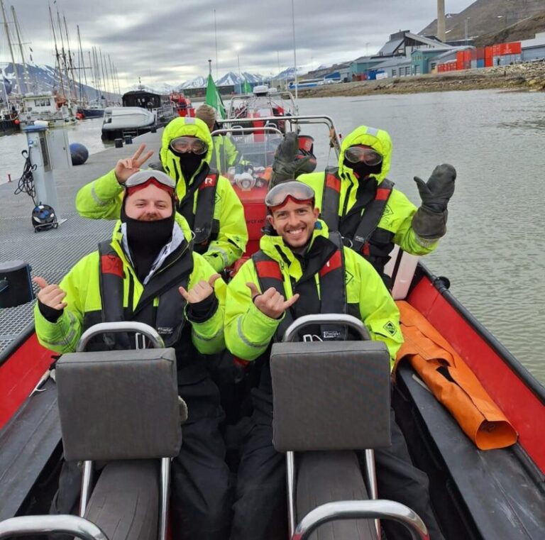Polarcircle boat trip with Backyard Svalbard