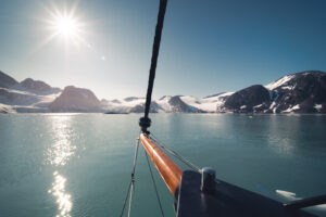 Experience ski and sail under the midnight sun season in May