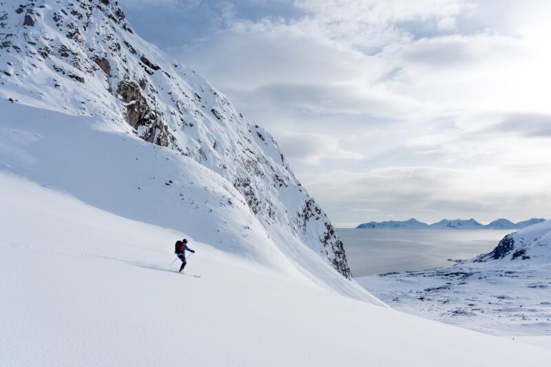 Svalbard ski and sail from summit to sea
