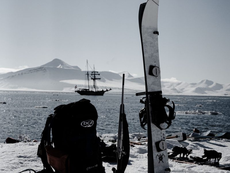 Ski rental and Arctic ski touring in the backcountry of Svalbard with Backyard Svalbard