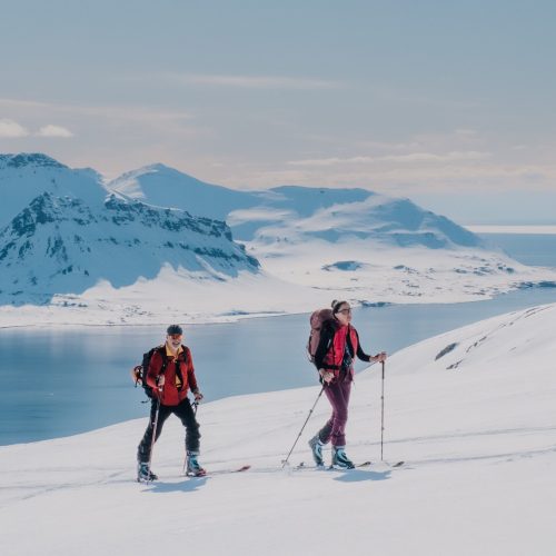 Ski touring on top of the World on Svalbard