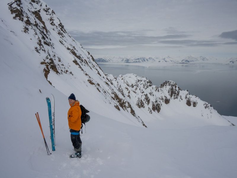 Ski touring in the backcountry of Svalbard with Backyard Svalbard
