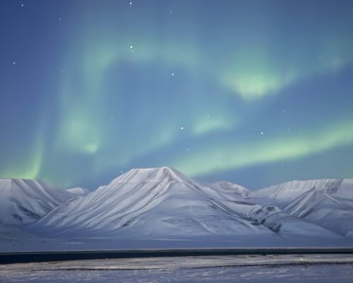 Svalbard Polar winter with northern lights and snow adventures with Backyard Svalbard